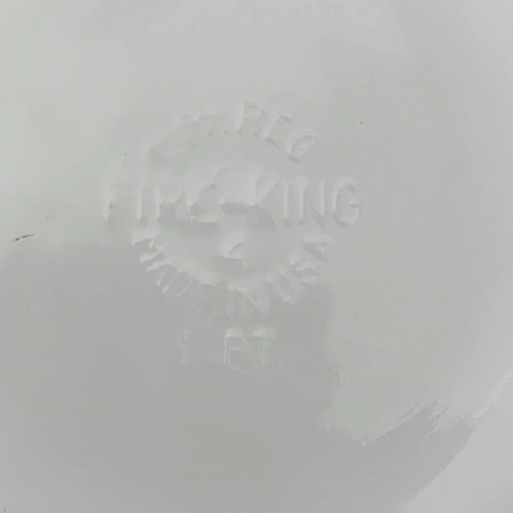 Fire-King Casserole Dish 1 Pint White Wheat Pattern Milk Glass Lid Vintage USA